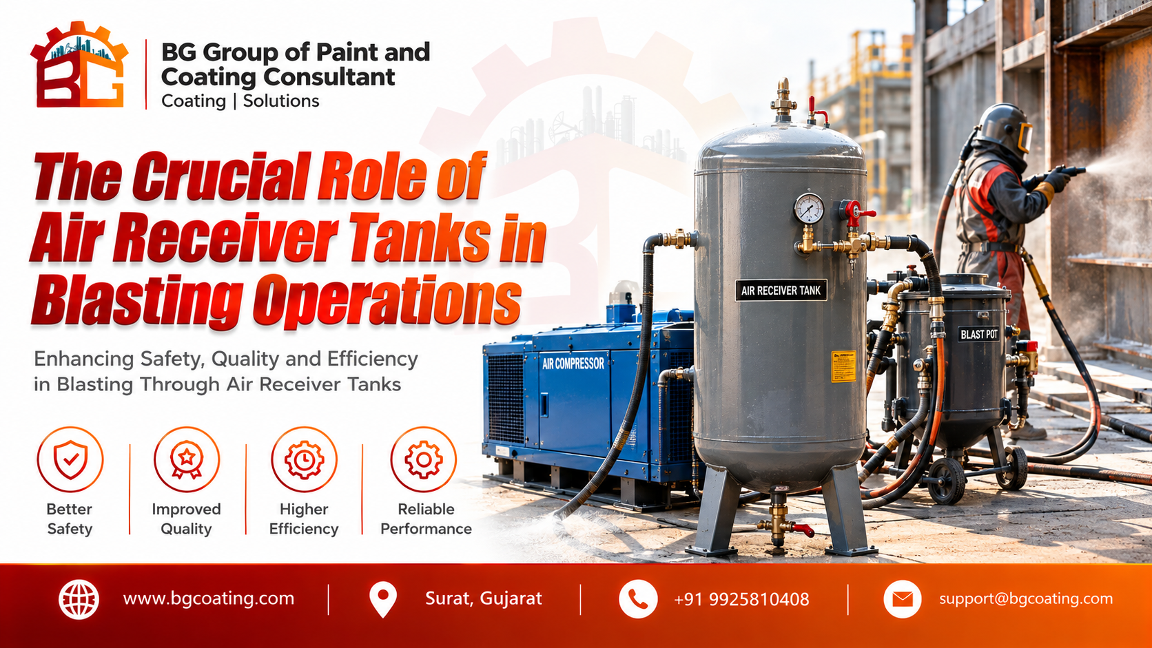 The Crucial Role of Air Receiver Tanks in Blasting Operations