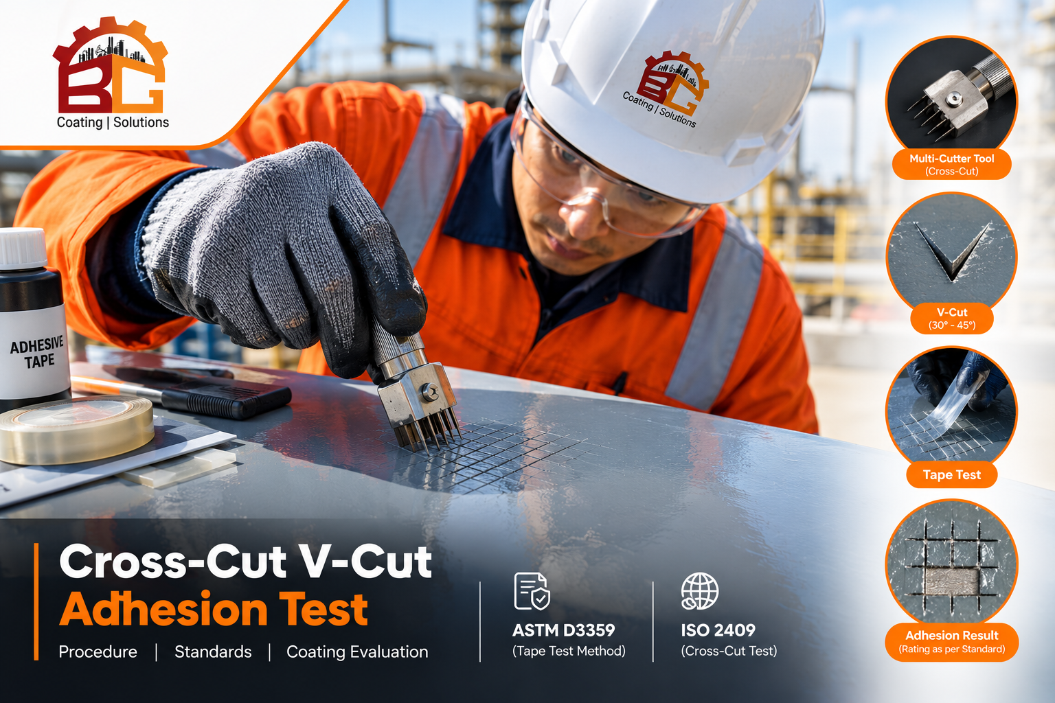 Exploring Coating Adhesion: The Cross-Cut V-Cut Test