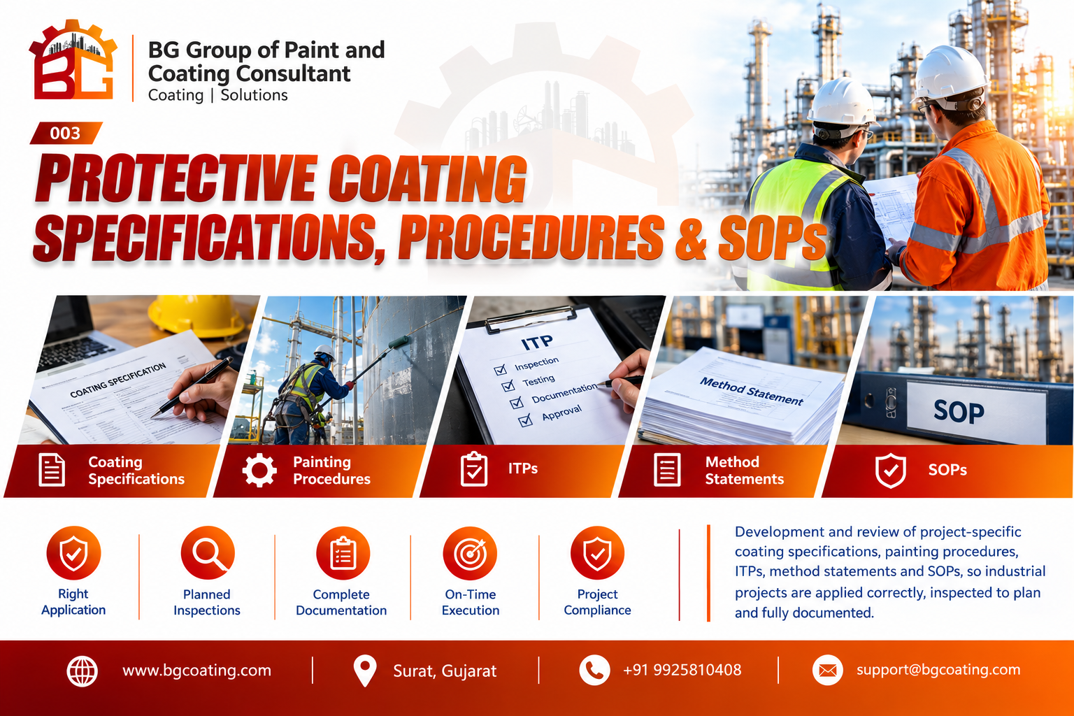 Protective Coating Specifications, Procedures & SOPs